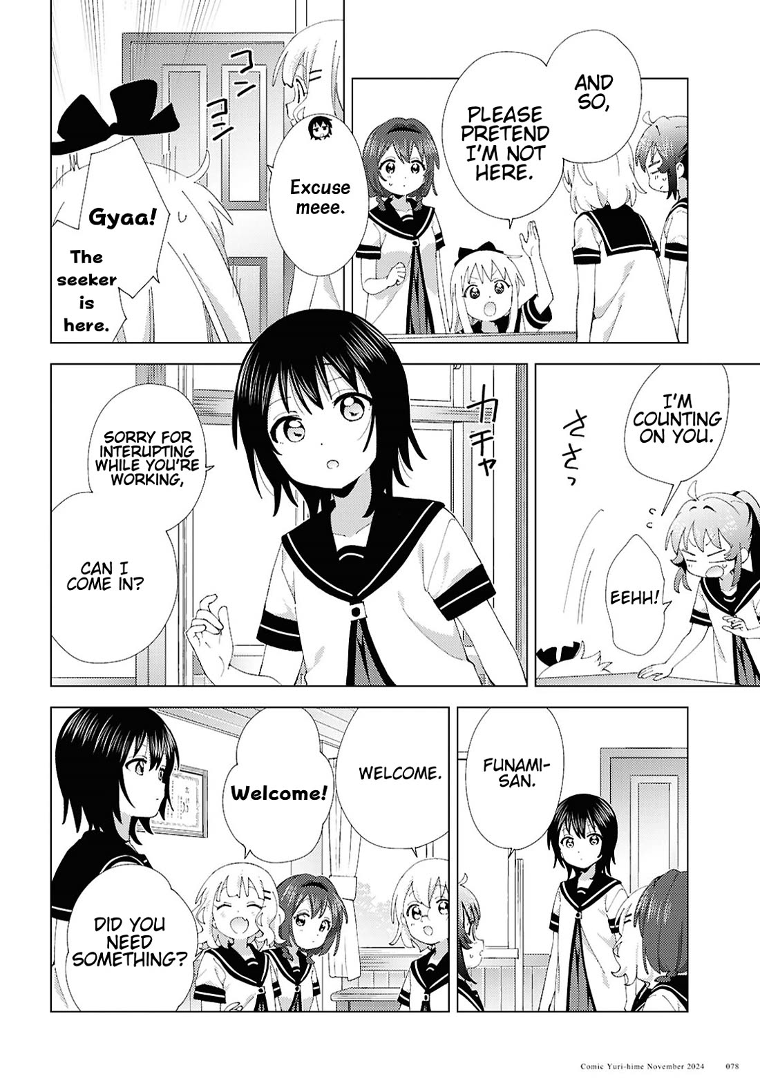 Yuru Yuri chapter 214 page 6