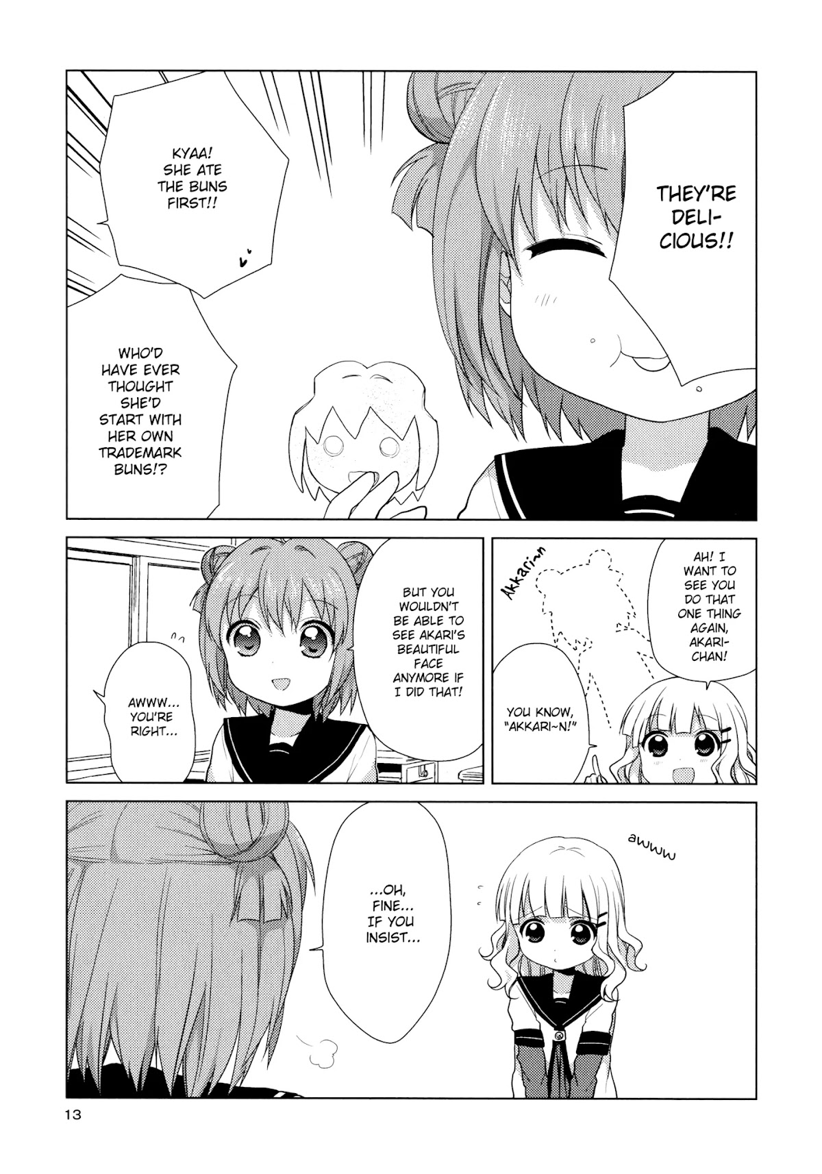 Yuru Yuri chapter 43.5 page 12