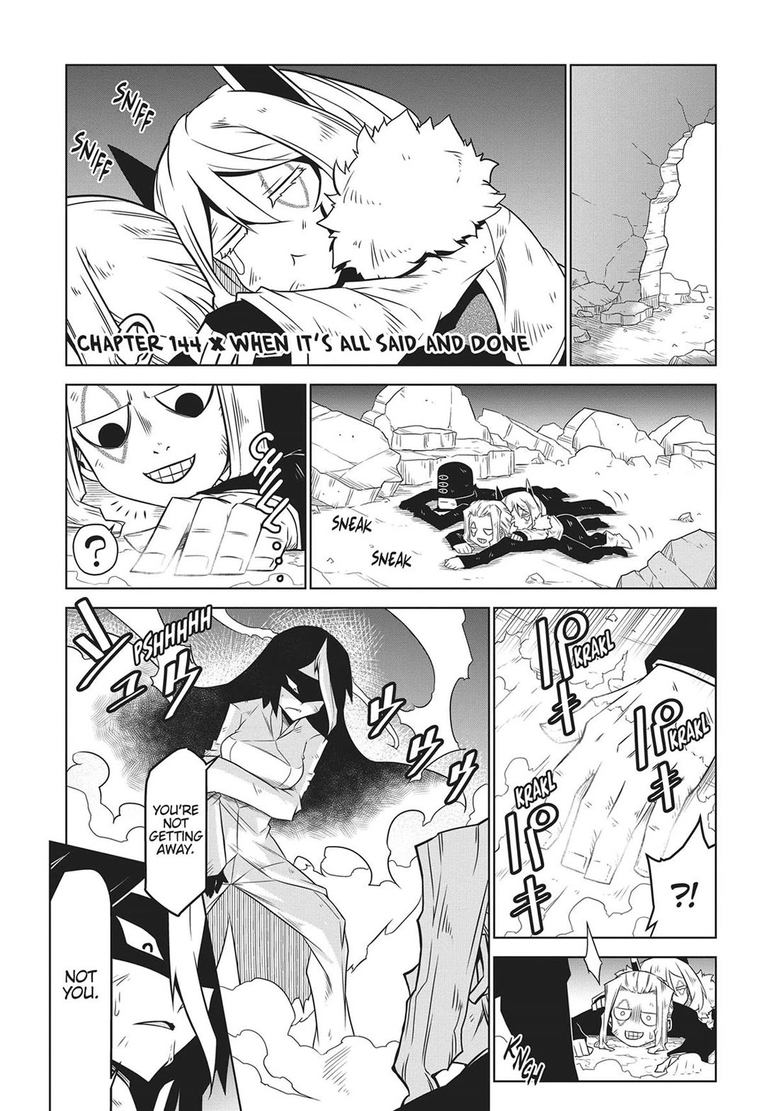 Zannen Jokanbu Black General-san chapter 144 page 1